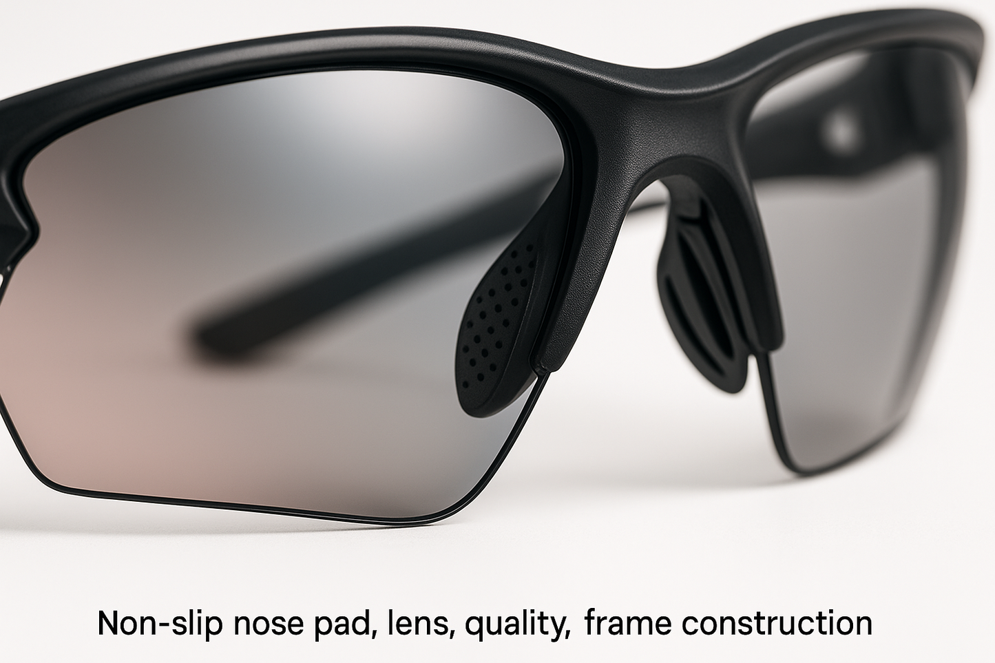 Running glasses detail shot