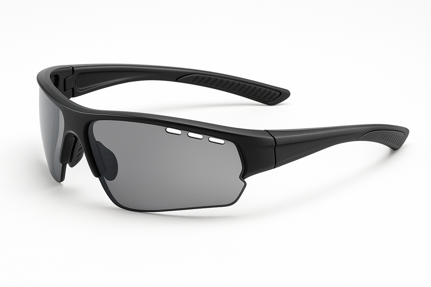 Running glasses side view