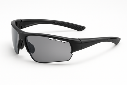 Running glasses side view